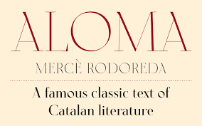 Beispiel einer Aloma SemiBold Italic-Schriftart